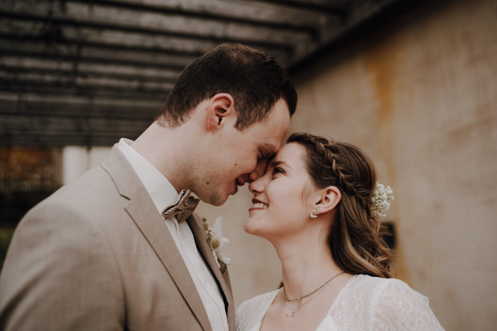 Brautpaarshooting,Schloss Sassanfahrt, Bohowedding, Winterhochzeit, Brautpaarfotos