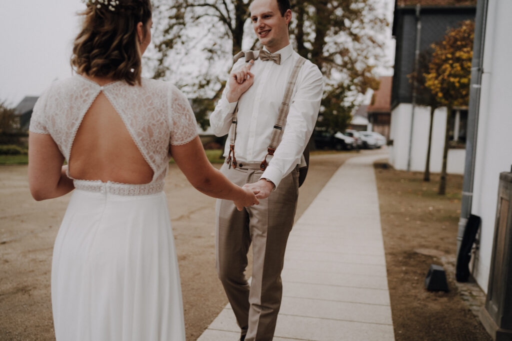 Brautpaarshooting,Schloss Sassanfahrt, Bohowedding, Winterhochzeit, Brautpaarfotos