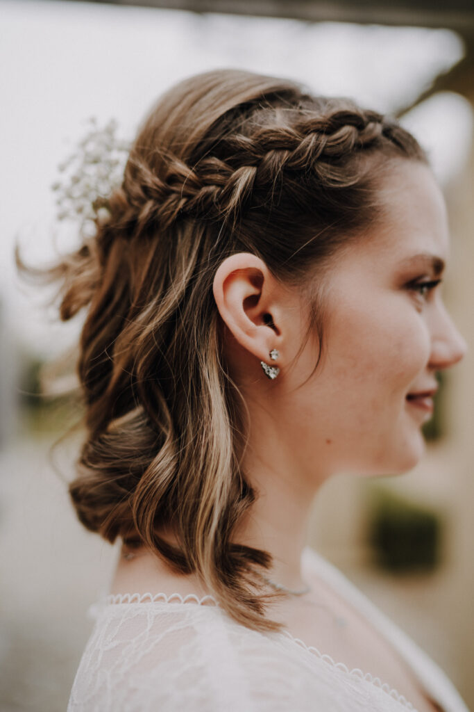 Brautpaarshooting,Schloss Sassanfahrt, Bohowedding, Winterhochzeit, Brautpaarfotos