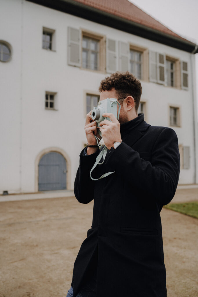 Hochzeitsreportage, standesamtliche Hochzeit, Winterhochezeit, Schloss Sassanfahrt, Bohowedding, Brautpaarfotos