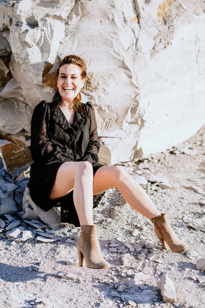 Bohoemian Shooting-Countryshooting-Portraitshooting-Steinbruch-Sunsetshooting