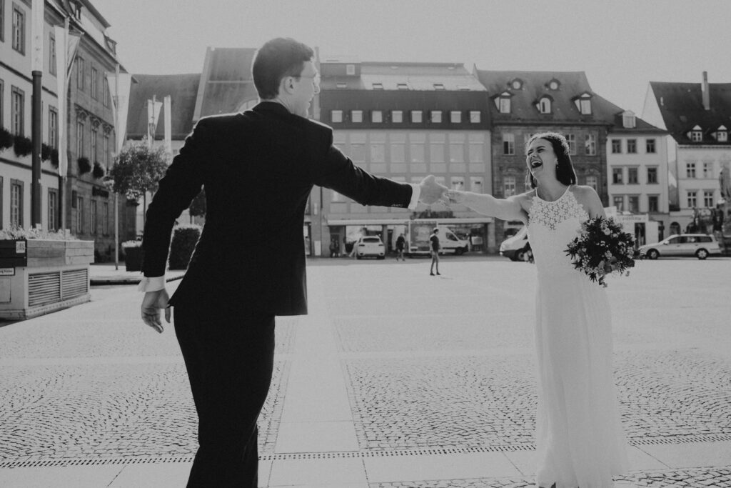 Hochzeitsreportage, Standesamt, Bamberg, Rathaus, Urban Wedding, Citywedding, Isabel&Paul